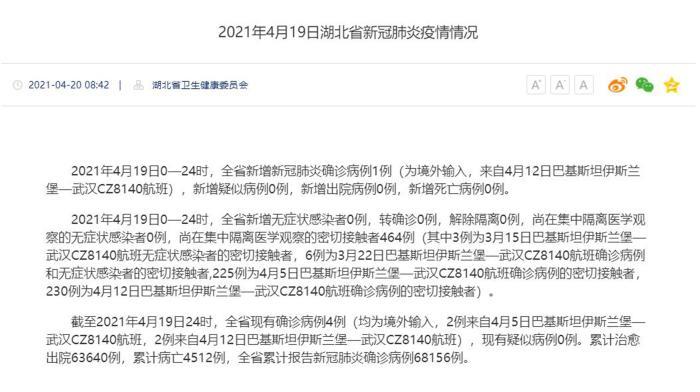 最新新增病例通报湖北，全面应对疫情的挑战